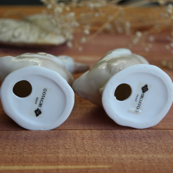 OTAGIRI Japan vintage porcelain geese ducks figurines set of 2 - Picture 8 of 11